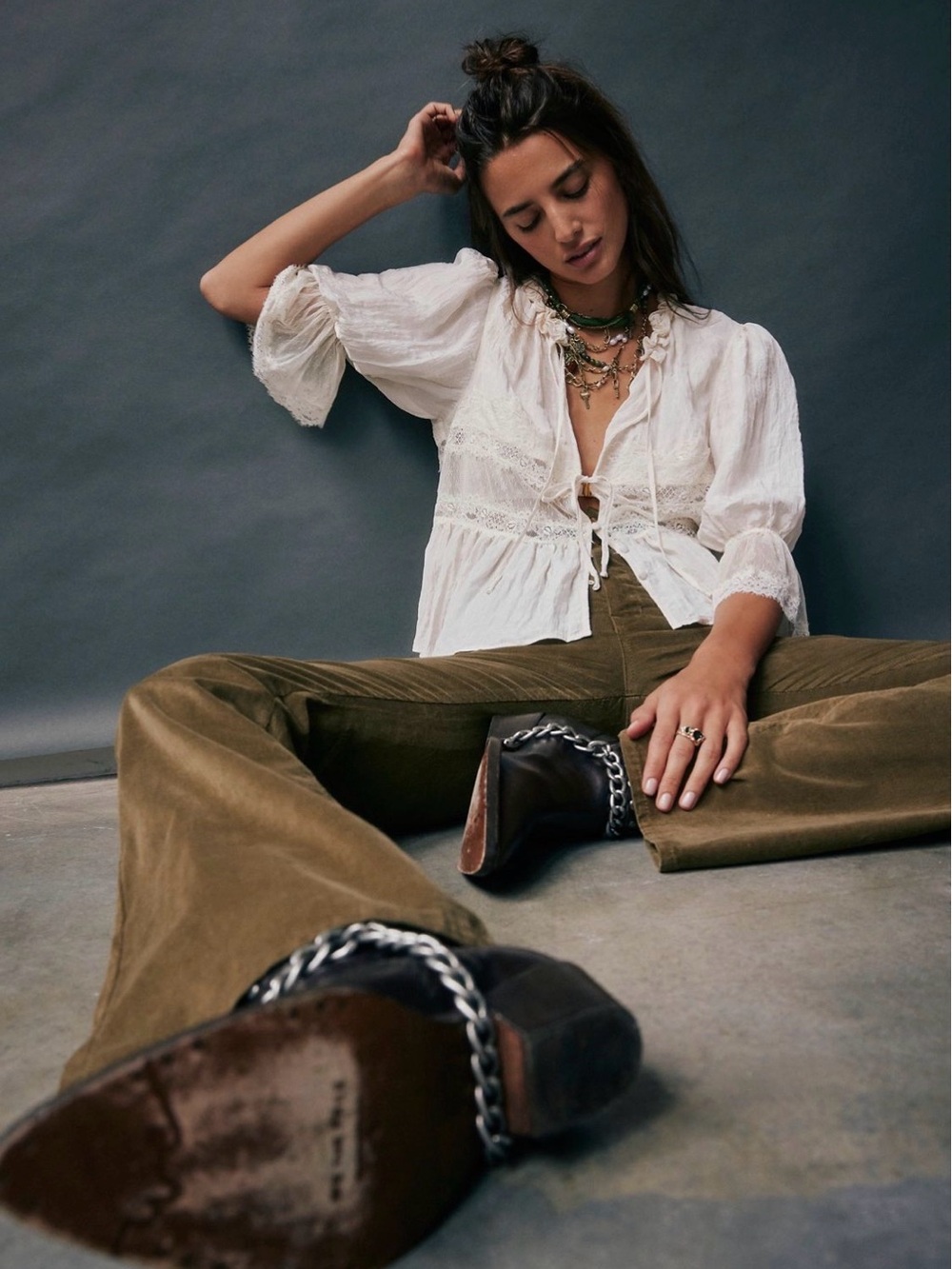 We The Free| ‘Jayde’ Cord High Rise Flare Jeans